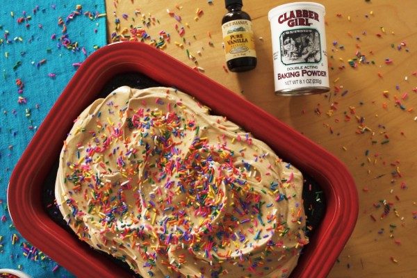 Dalgona Frosted Fudge Cake Recipe