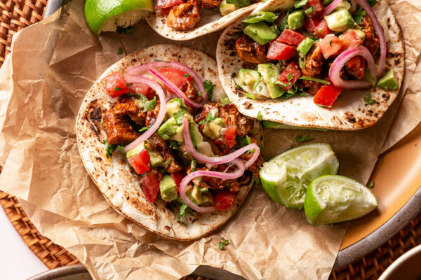 Chicken Tacos with Avocado Salsa Recipe