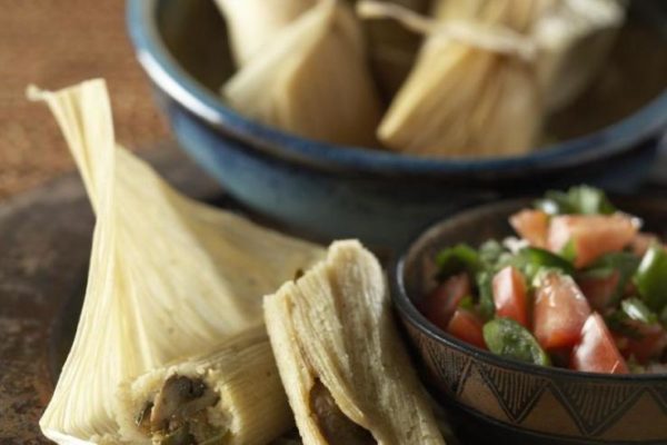 Chile and Mushroom Tamales Recipe
