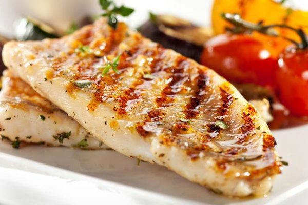 Grilled Swordfish Yassa with Fermented Cassava and Moyo Relish Recipe